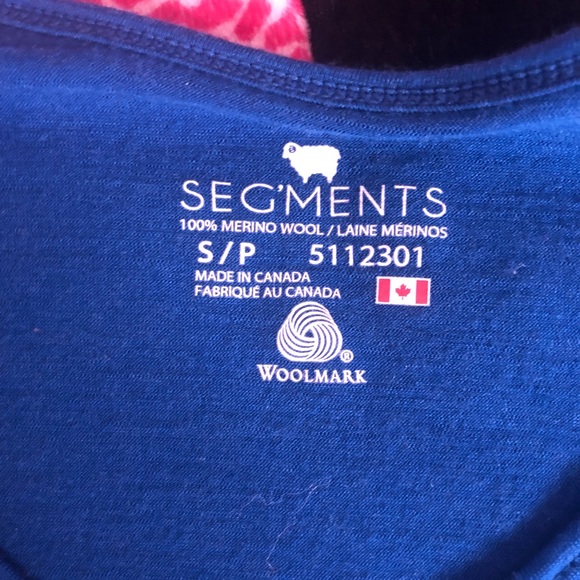 Seg’ments, Small long sleeve shirt, Blue - Picture 3 of 5
